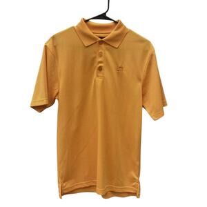 Loudmouth Shirt Mens S Golf Polo Short Sleeve Orange Performance Shirt